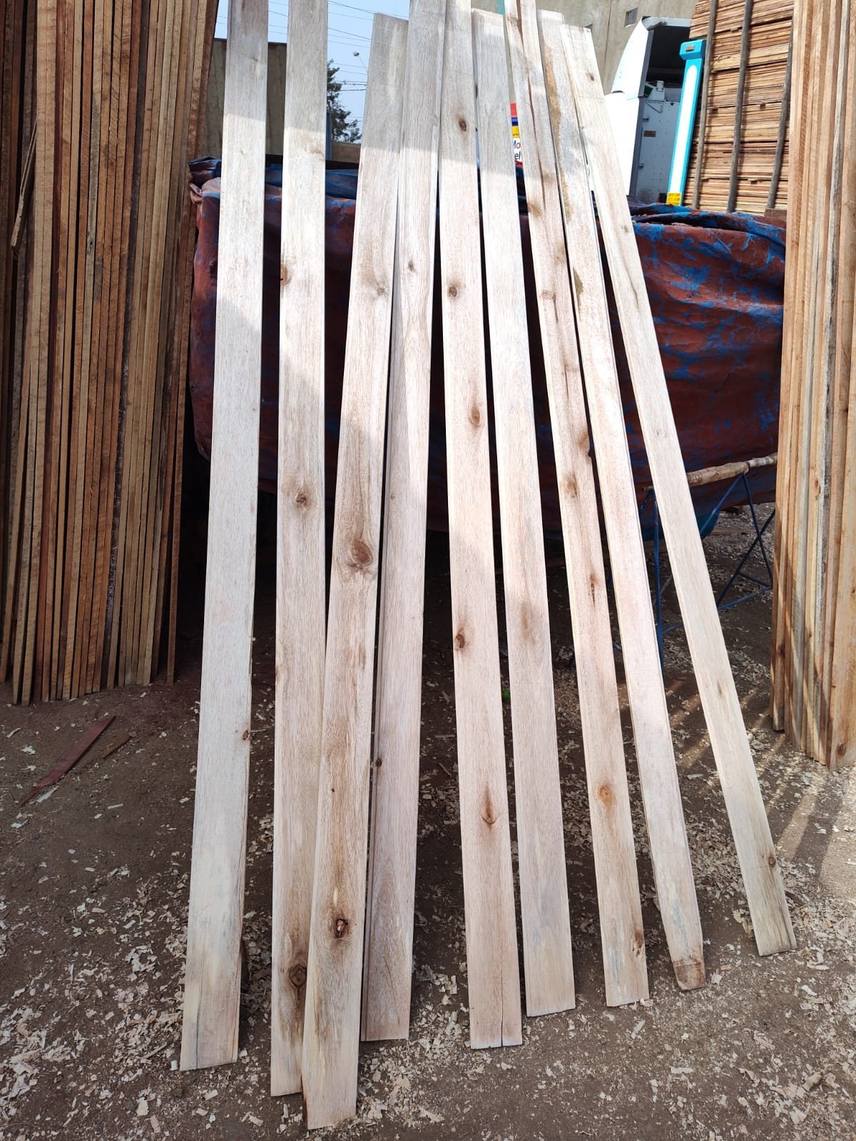 Tablas de madera para construcción